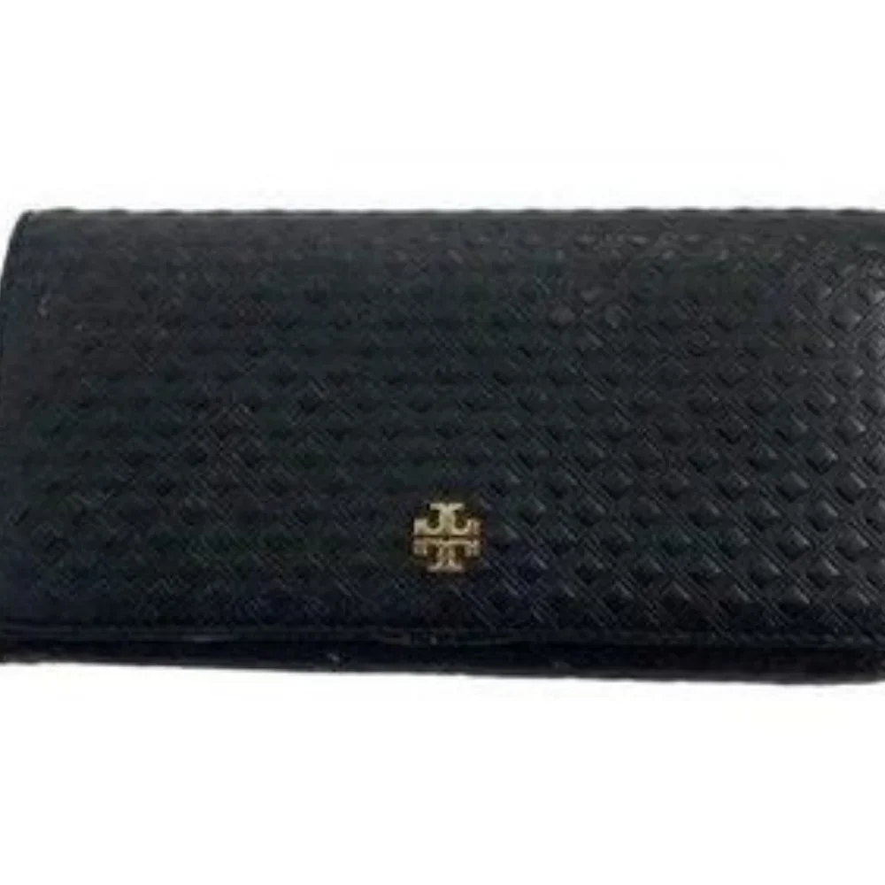 TORY BURCH Marion Quilted Embossed Leather Envelope Wallet Multi Gusseted - Picture 10 of 10
